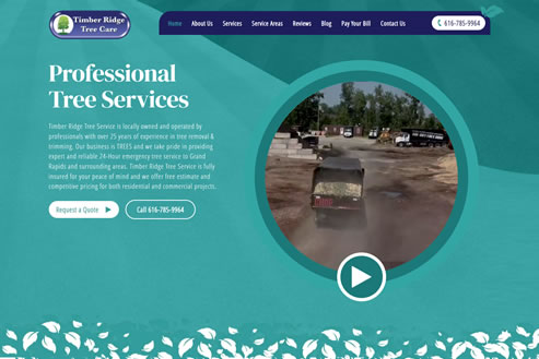 Mobile Friendly Websites for Tree Company